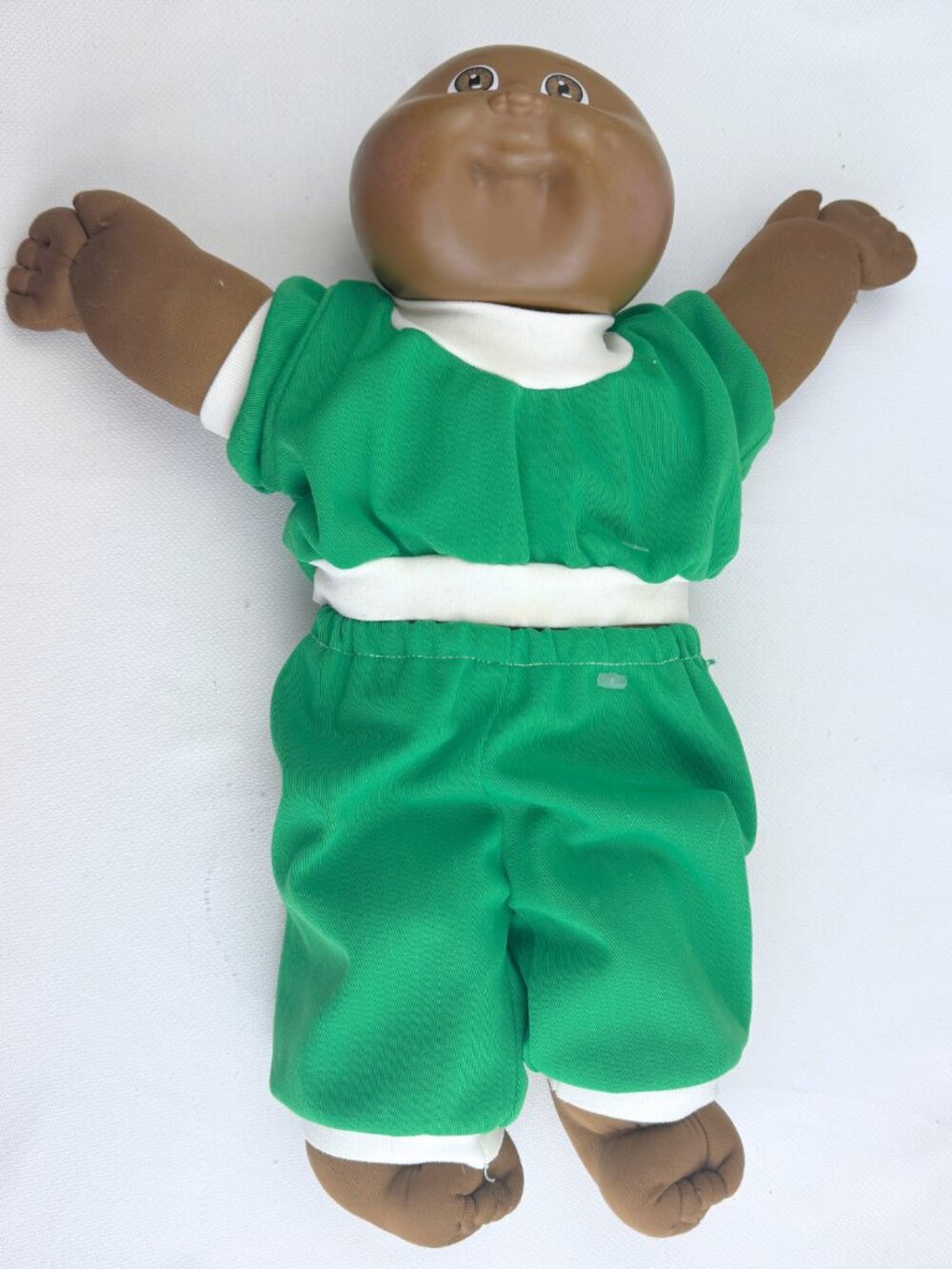 1983-1984 Vintage AA Bald Cabbage Patch Kids Doll Black Signature OK Coleco